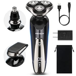 WATERPROOF ELECTRIC RAZOR WITH ACCESSORIES